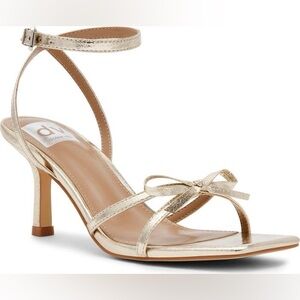 DV by Dolce Vita Gold Strappy Heels